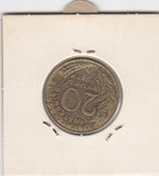 S12-G19-0467 Frankrijk 20 centimes 1987  XF KM930