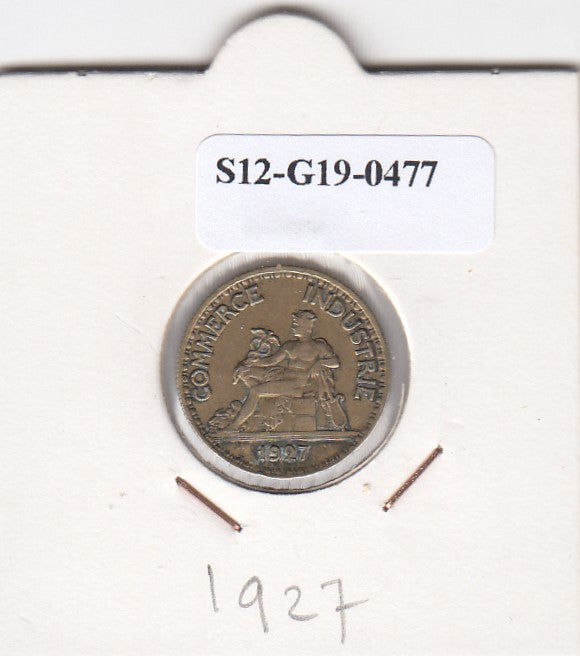 S12-G19-0477 Frankrijk 50 centimes 1927  VF KM884
