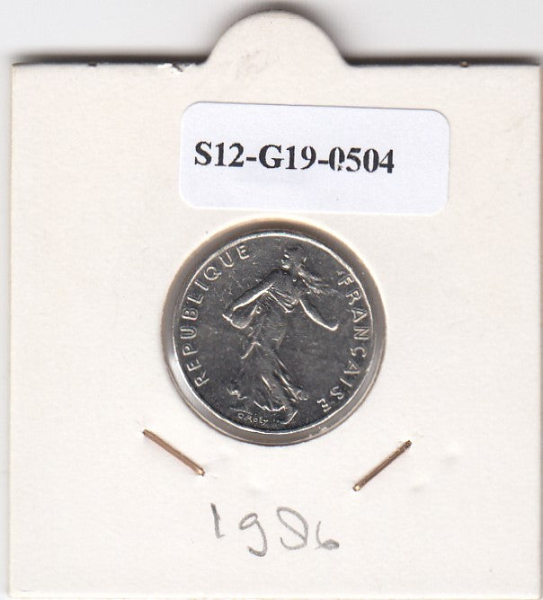 S12-G19-0504 Frankrijk 1/2 franc 1986  VF KM931.1