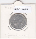 S12-G19-0516 Frankrijk 1 franc 1946  VF km 885a.1