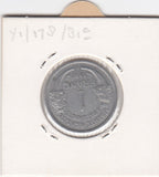 S12-G19-0524 Frankrijk 1 franc 1957 B VF km 885a.1