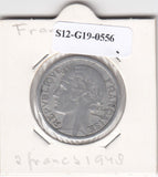 S12-G19-0556 Frankrijk 2 francs 1948  VF KM886a