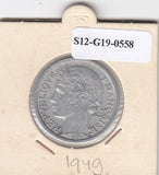 S12-G19-0558 Frankrijk 2 francs 1949  UNC KM886a
