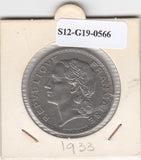 S12-G19-0566 Frankrijk 5 francs 1933  XF/UNC KM888