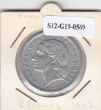 S12-G19-0569 Frankrijk 5 francs 1947  VF KM888b