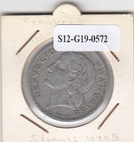 S12-G19-0572 Frankrijk 5 francs 1949 B VF KM888b