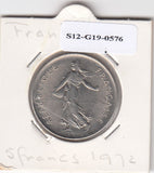 S12-G19-0576 Frankrijk 5 francs 1972  XF KM926a1