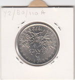 S12-G19-0576 Frankrijk 5 francs 1972  XF KM926a1