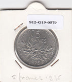 S12-G19-0579 Frankrijk 5 francs 1975  XF KM926a1