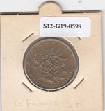 S12-G19-0598 Frankrijk 10 francs 1975  VF KM940