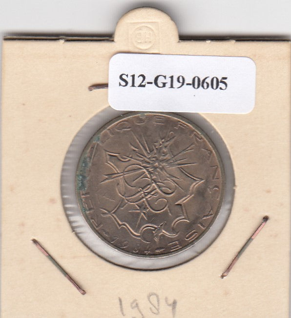 S12-G19-0605 Frankrijk 10 francs 1984  VF KM940