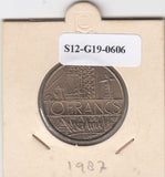 S12-G19-0606 Frankrijk 10 francs 1987  UNC KM940