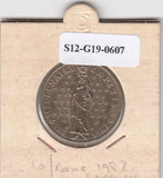 S12-G19-0607 Frankrijk 10 francs 1987  UNC KM961d!!! Hugh Capet