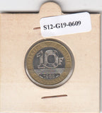 S12-G19-0609 Frankrijk 10 francs 1988  VF KM964.1