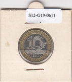S12-G19-0611 Frankrijk 10 francs 1990  VF KM964.1