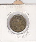 S12-G19-0613 Frankrijk 20 francs 1950 3 veren VF KM916 GEORGES GUIRAUD