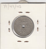 S12-G21-0093 Belgium 10 centimes 1939  VF KM# 113 Vlaams