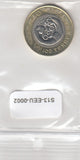 S13-EEU-0002-M04 Kazakhstan 100 Tenge UNC 2022 KM549  Curled bars