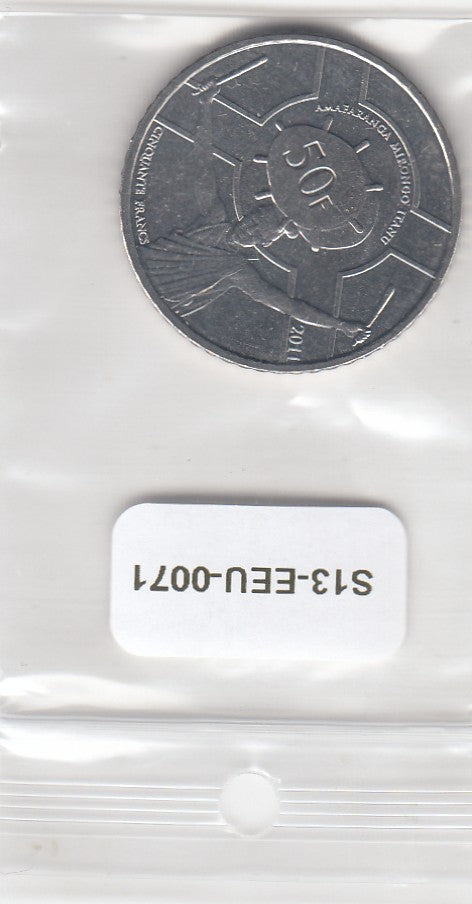 S13-EEU-0071-M02 Burundi 50 Francs UNC 2011 KM22