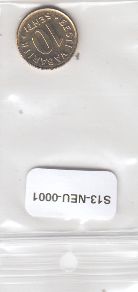 S13-NEU-0001-M31 Estonia 10 Senti UNC 2006 KM22