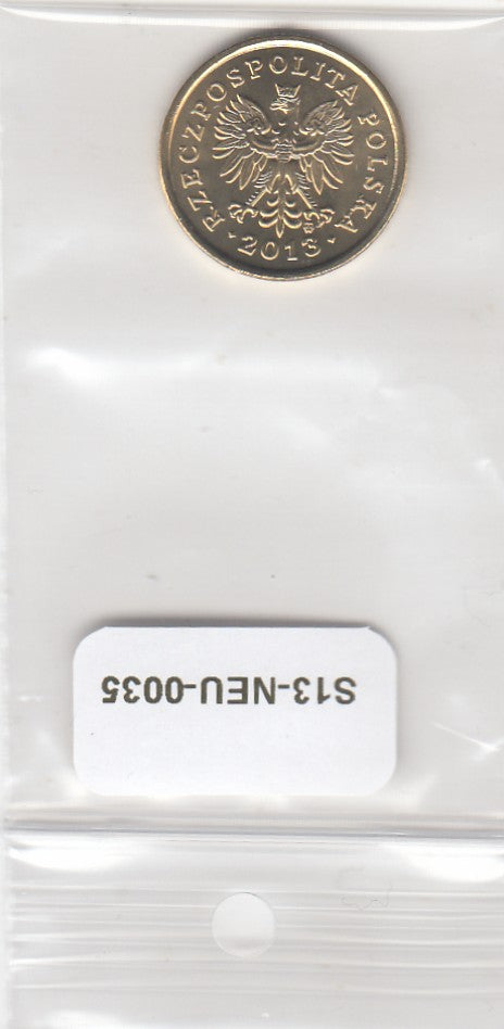S13-NEU-0035-M197 Poland 5 Groszy UNC 2013 Y278   Non Magn
