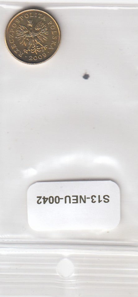 S13-NEU-0042-M67 Poland 1 Grosz UNC 2009 Y276  Non Magn