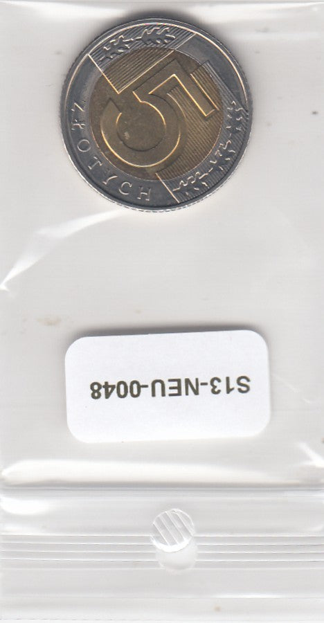 S13-NEU-0048-M06 Poland 5 Zlotych UNC 2017 Y284