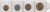 S13-NEU-9002-M03 Estland Set van 4 UNC Munten UNC