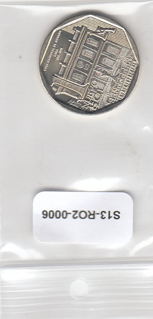 S13-R02-0006-M13 Peru 1 Sol UNC 2015 KM390  450 years Casa Nacional de Moneda