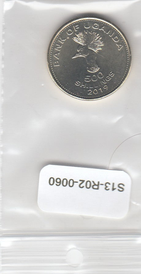 S13-R02-0060-M08 Uganda 500 Shillings UNC 2019 KM69