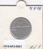 S14-AF2-0001 Western African States 1 Franc 1961  VF KM3.2
