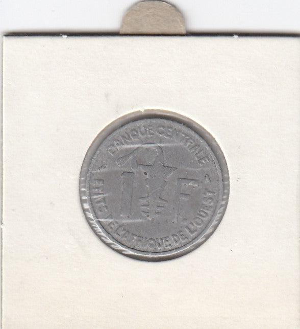 S14-AF2-0001 Western African States 1 Franc 1961  VF KM3.2
