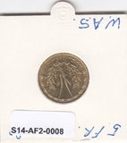 S14-AF2-0008 Western African States 5 Franc 1980  XF KM2.A
