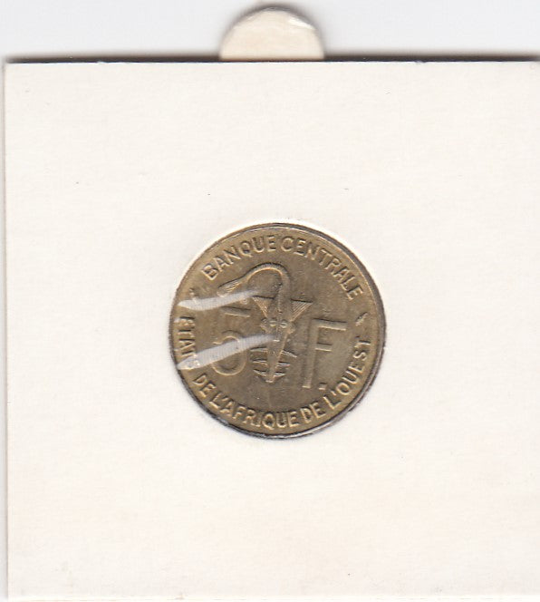 S14-AF2-0008 Western African States 5 Franc 1980  XF KM2.A