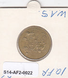 S14-AF2-0022 Western African States 10 FRANC 1986  VF KM10