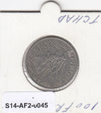 S14-AF2-0045 CHAD 100 FRANC 1980  VF KM3