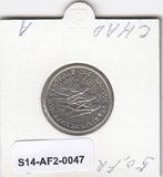 S14-AF2-0047 CENTRAL AFRICA States 50 FRANCS 1980 a XF KM11