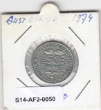 S14-AF2-0050 West Africa BCEAO 50 FRANCS 1974  XF KM6