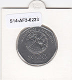 S14-AF3-0233 St Thomas & Prince 2000 dobras MS65 1997 KM91