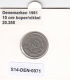 S14-DEN-0071 Denmark 10 Ore 1961  VF KM# 849