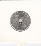 S14-DEN-0136 Denmark 25 Ore 1976  UNC KM# 861