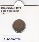 S14-DEN-0179 Denmark 5 Ore 1973  VF KM# 859