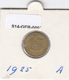 S14-GER-0007 Duitsland 5 Reichspfennig VF 1925 KM39 A