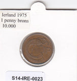 S14-IRE-0023 Ireland 1 penny 1975  VF KM# 20