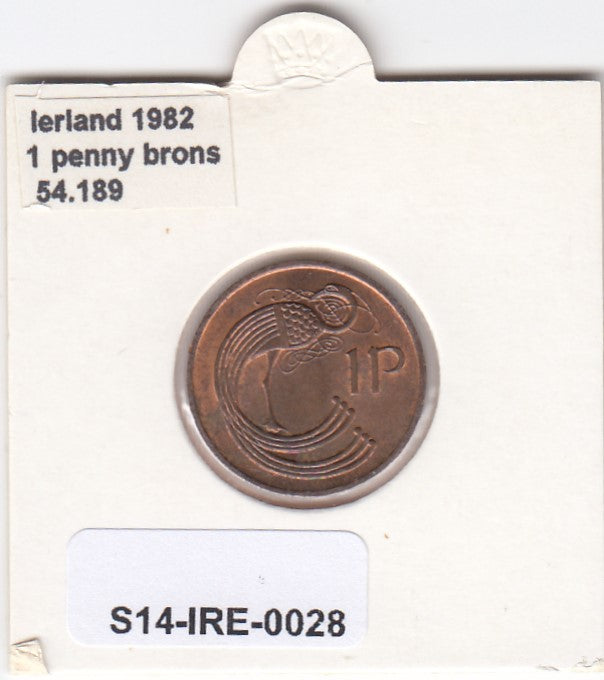S14-IRE-0028 Ireland 1 penny 1982  UNC KM# 20
