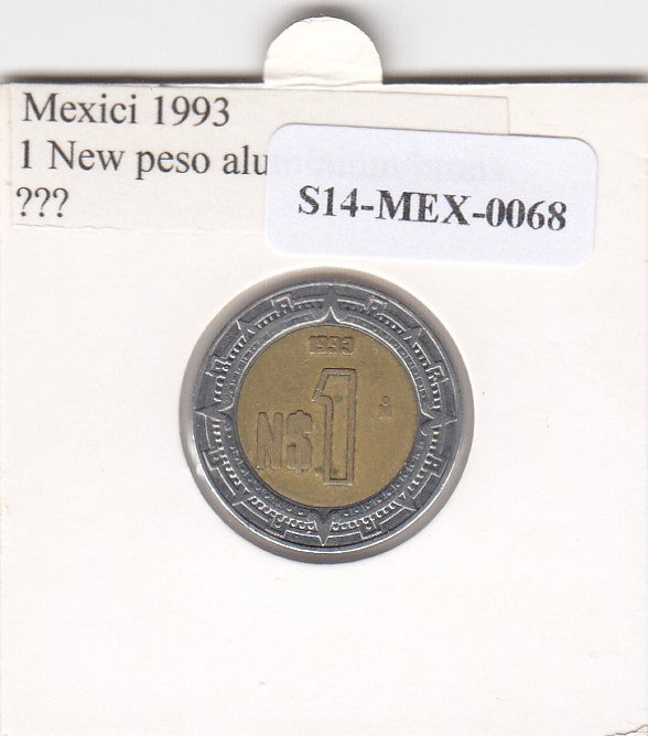 S14-MEX-0068 Mexico 1 peso 1993  VF KM550