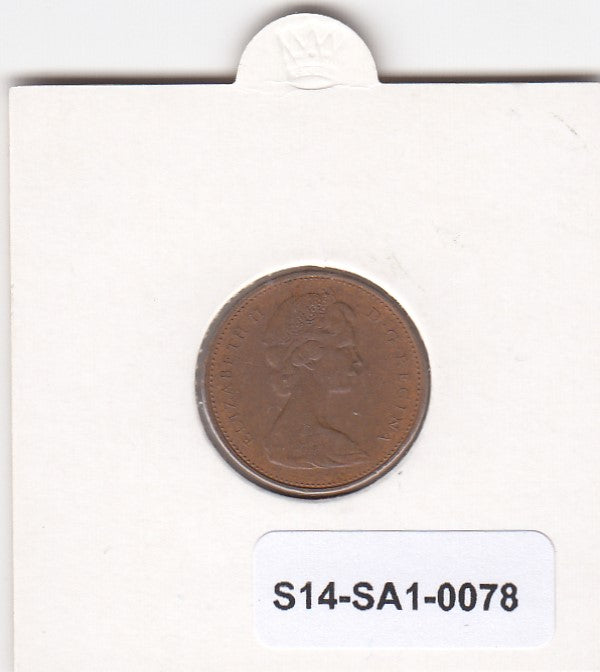 S14-SA1-0078 Canada 1 cent 1978  VF km59.2