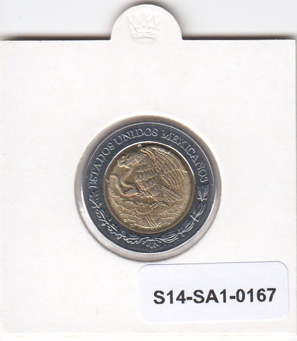 S14-SA1-0167 Mexico 2 Pesos 1998  MS65 km604