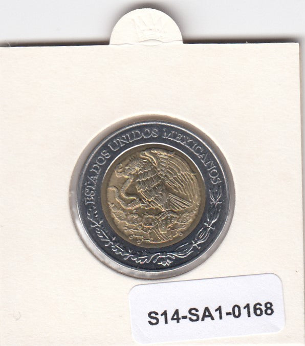 S14-SA1-0168 Mexico 5 Pesos 1998  MS63 km605