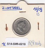 S14-SWI-0218 Switzerland 10 rappen 1969  XF/UNC KM# 27